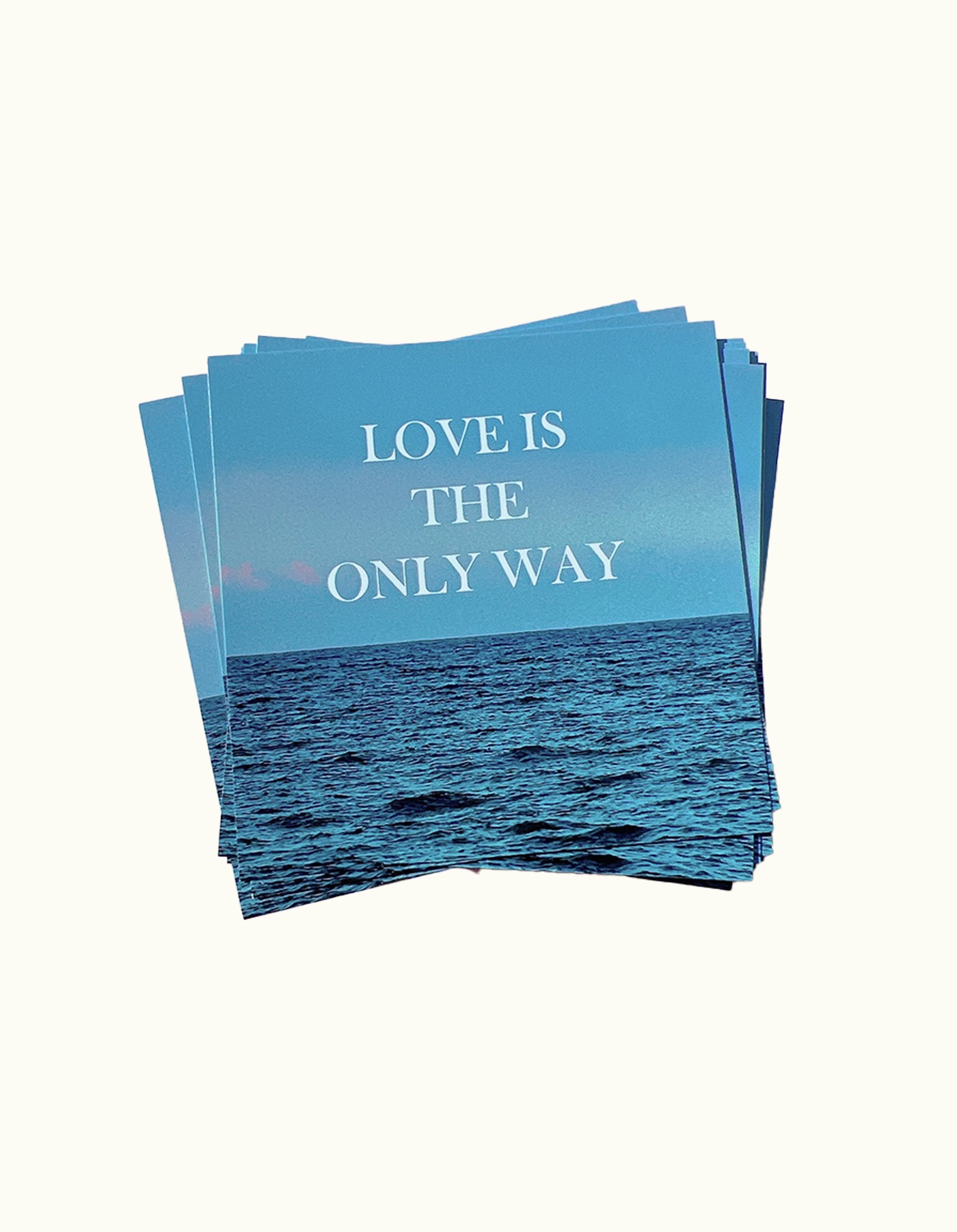 LOVE IS THE ONLY WAY  , 대용량 미니 엽서 카드
